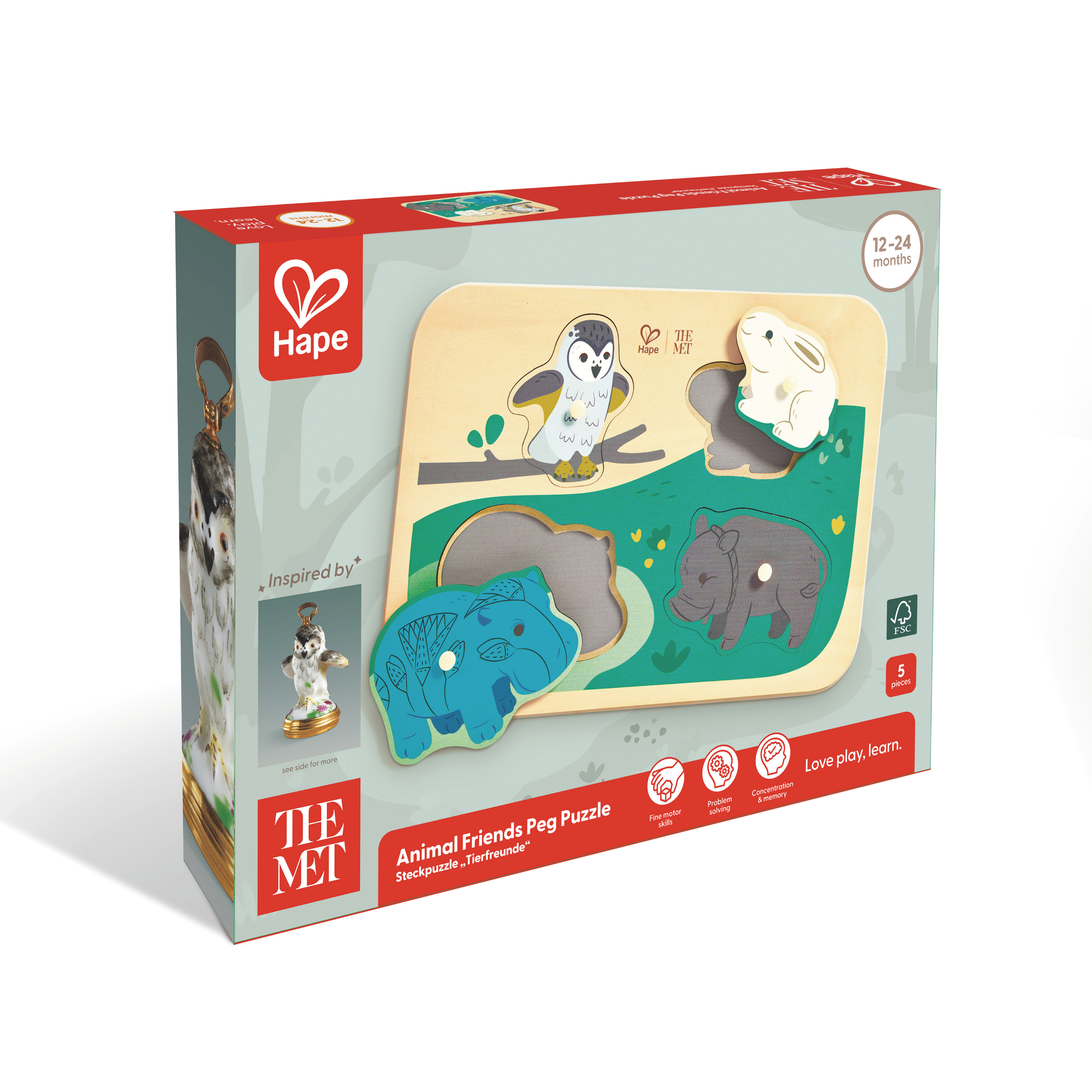 Animal Friends Peg Puzzle