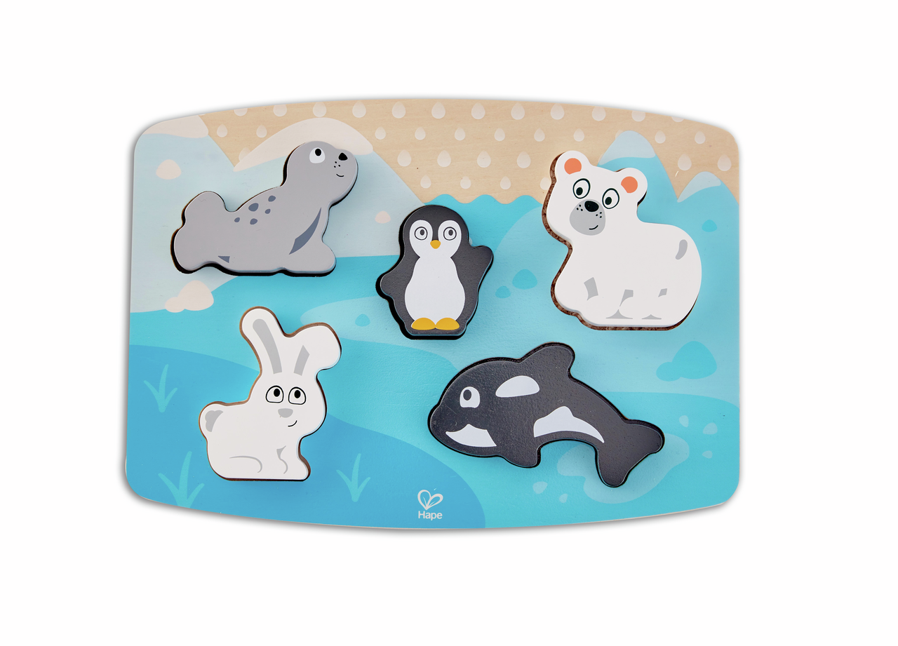 Polar Animal Tactile Puzzle Polar Animal Tactile Puzzle