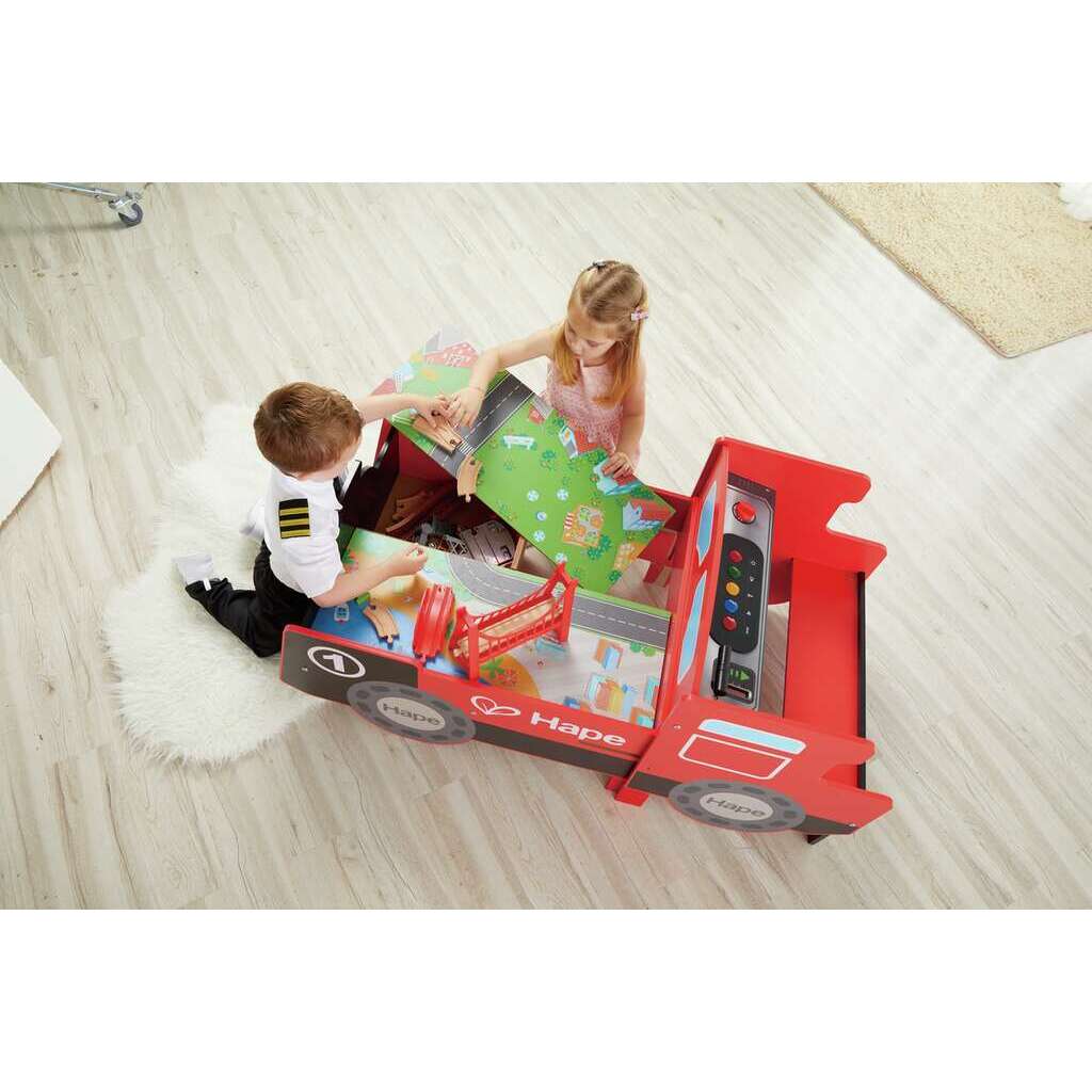 Aufklappbarer Eisenbahntisch Aufklappbarer Eisenbahntisch