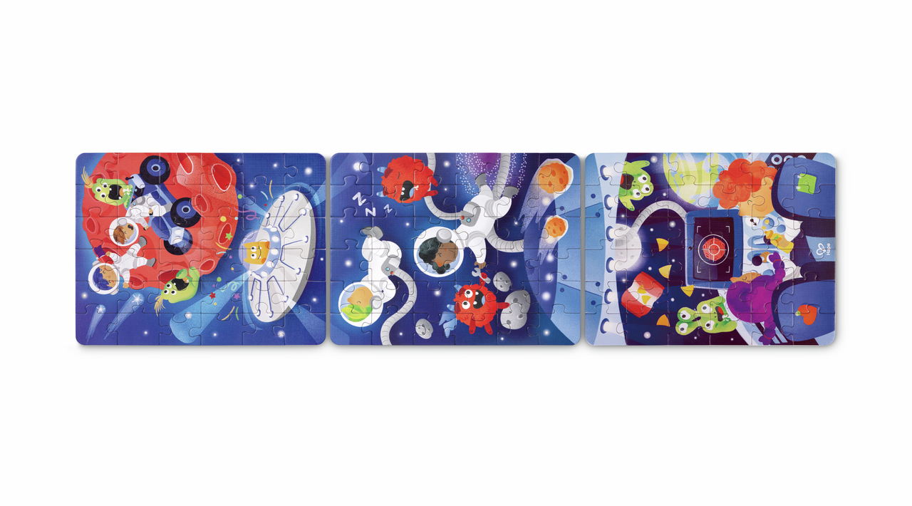 Weltraumabenteuer-Puzzle Weltraumabenteuer-Puzzle