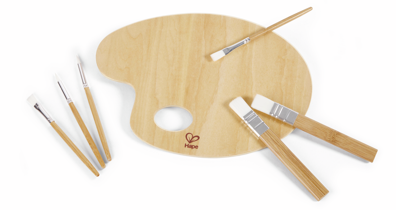 Malpaletten- und Pinsel-Set Malpaletten- und Pinsel-Set