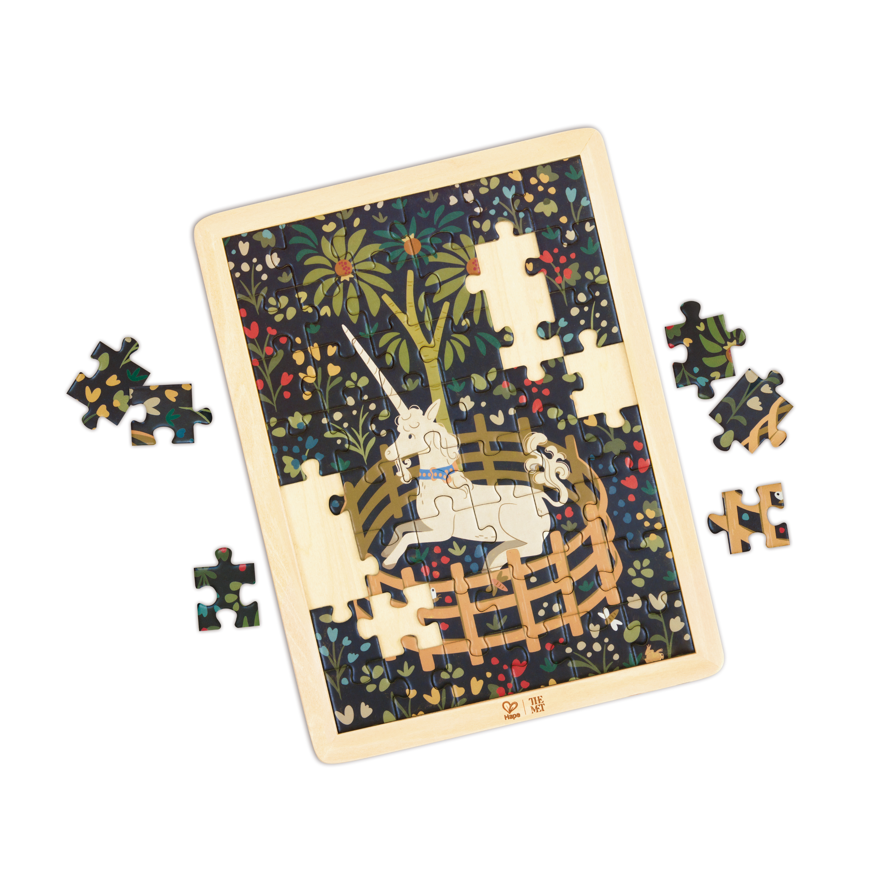 Unicorn in a Garden Puzzle