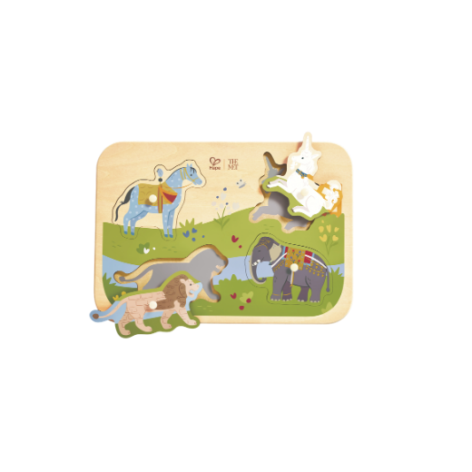 Steckpuzzle Majestätische Tiere