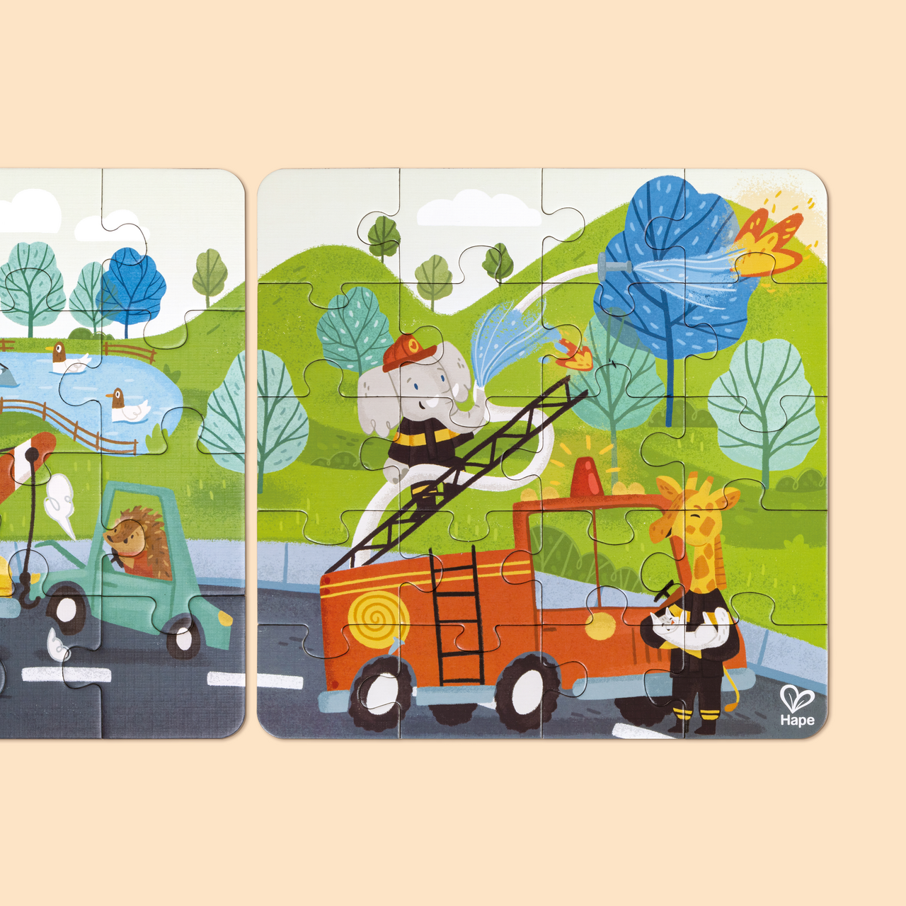 Rettungsfahrzeuge-Puzzle Rettungsfahrzeuge-Puzzle