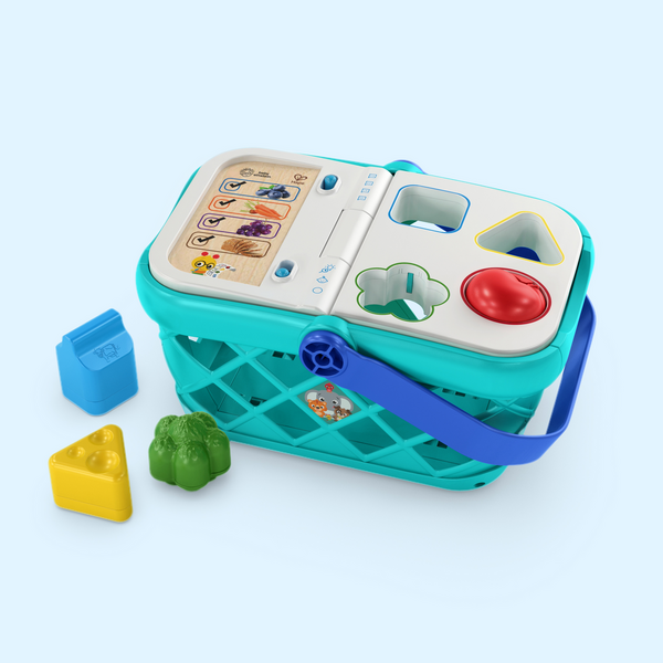 Formen sortierender Einkaufskorb - FR/ES/EN/DE Formen sortierender Einkaufskorb - FR/ES/EN/DE