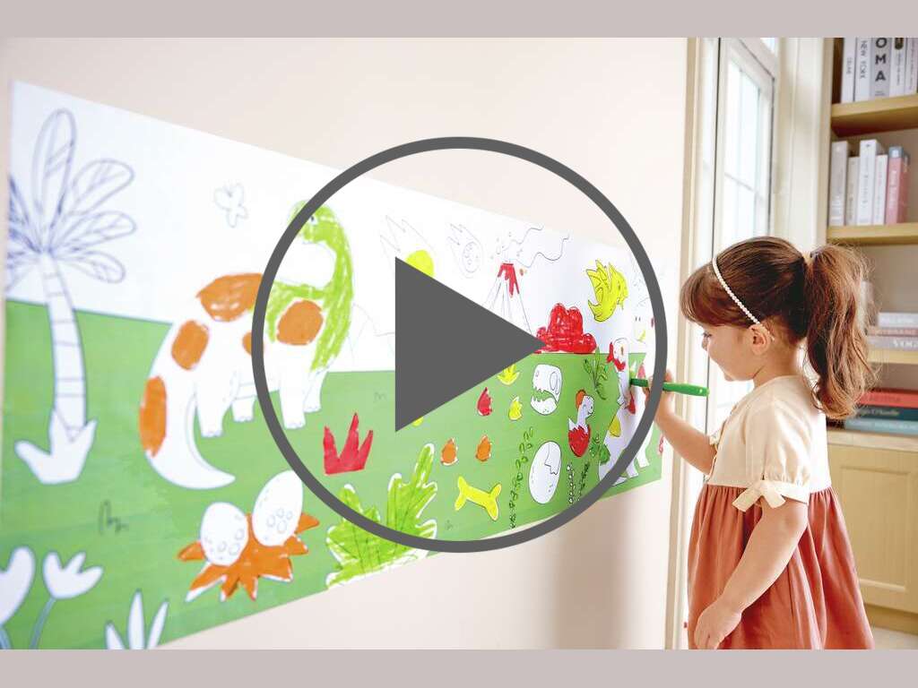 Dinosaur Doodle Paper Roll