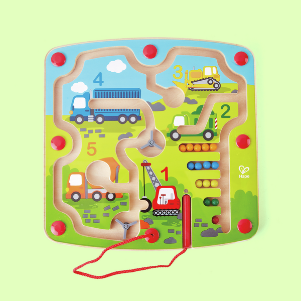 Baufahrzeuge- Labyrinth Baufahrzeuge- Labyrinth