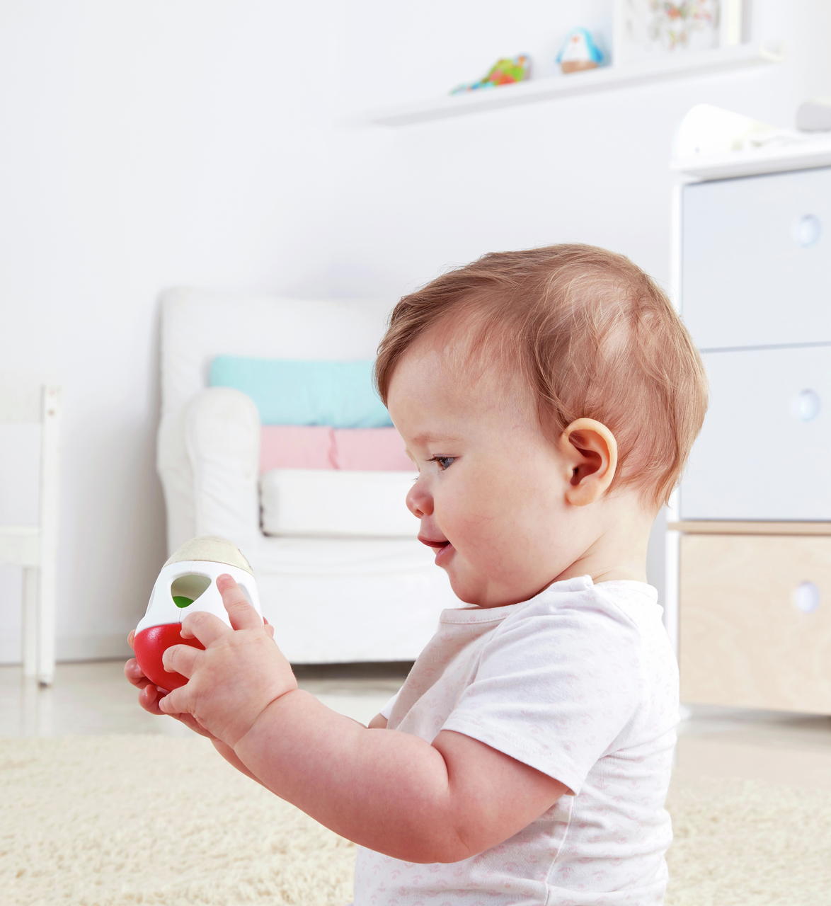 Rassel mit Glocke Rassel mit Glocke