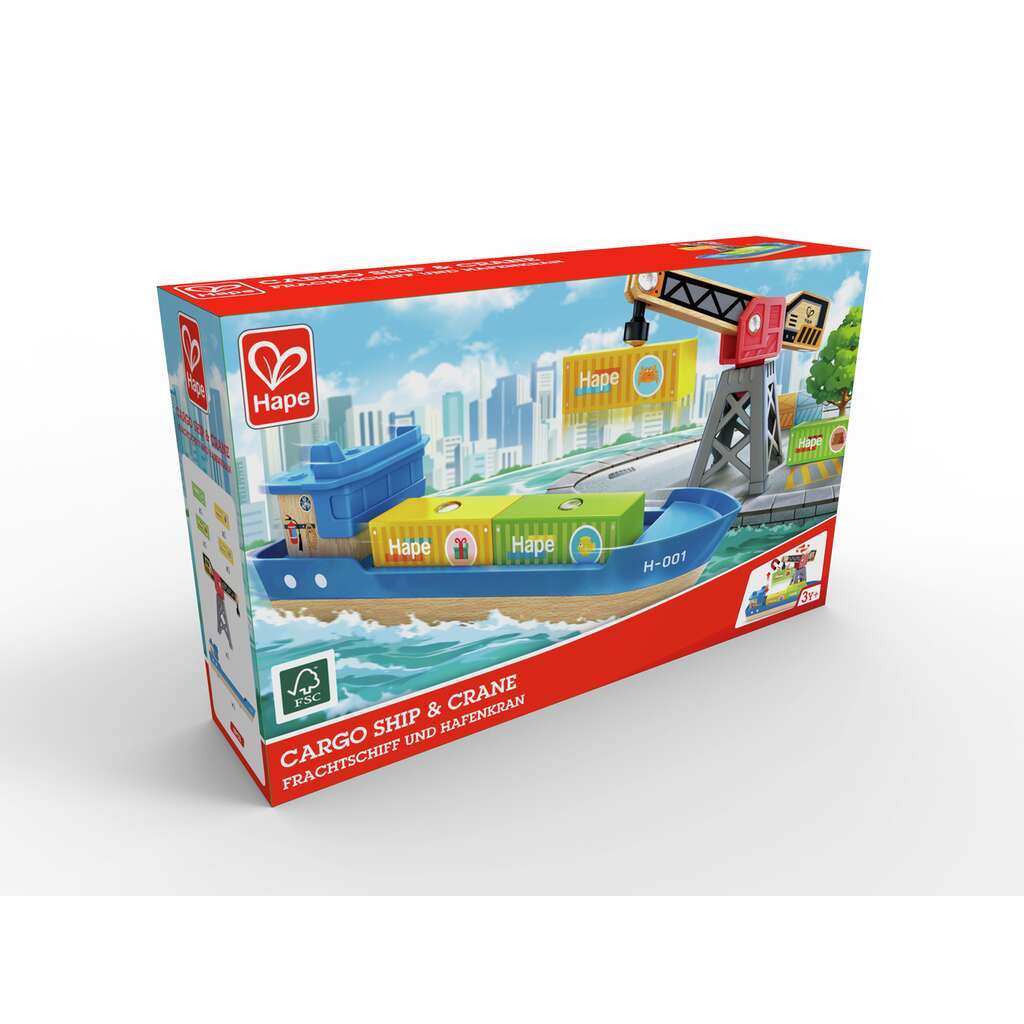 Frachtschiff und Hafenkran Frachtschiff und Hafenkran