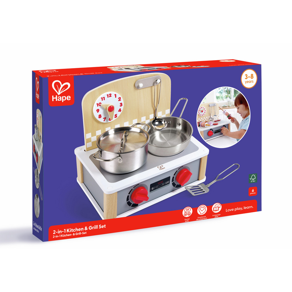 2-in-1 Küchen- & Grill-Set 2-in-1 Küchen- & Grill-Set