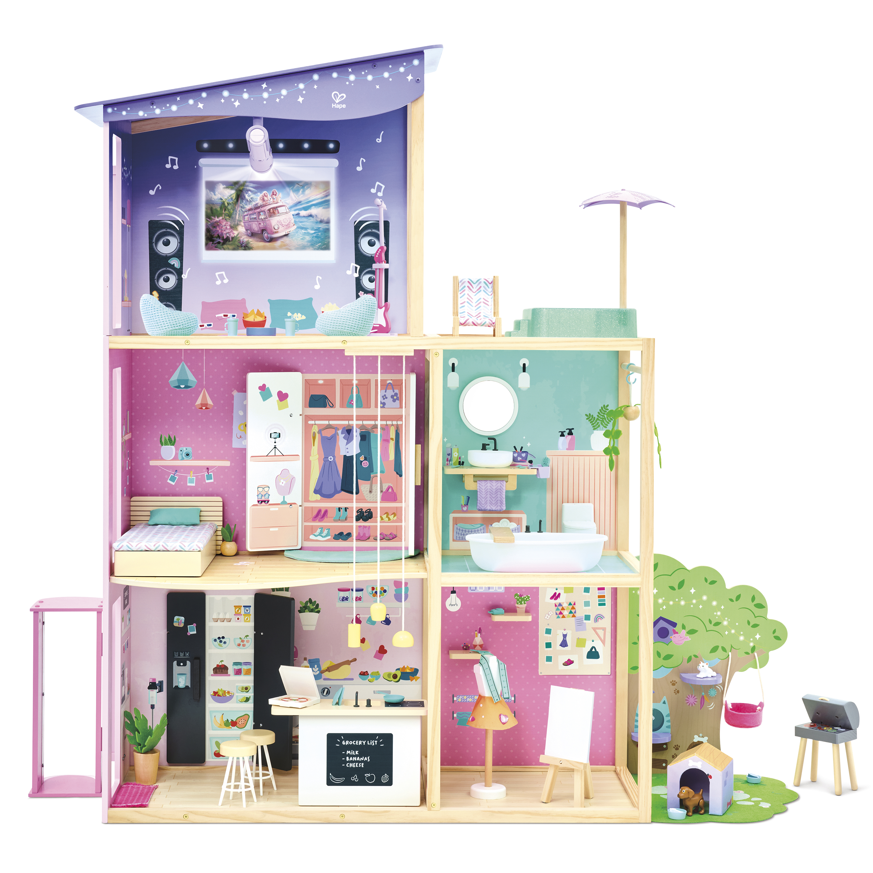 Glow & Glam Puppenhaus