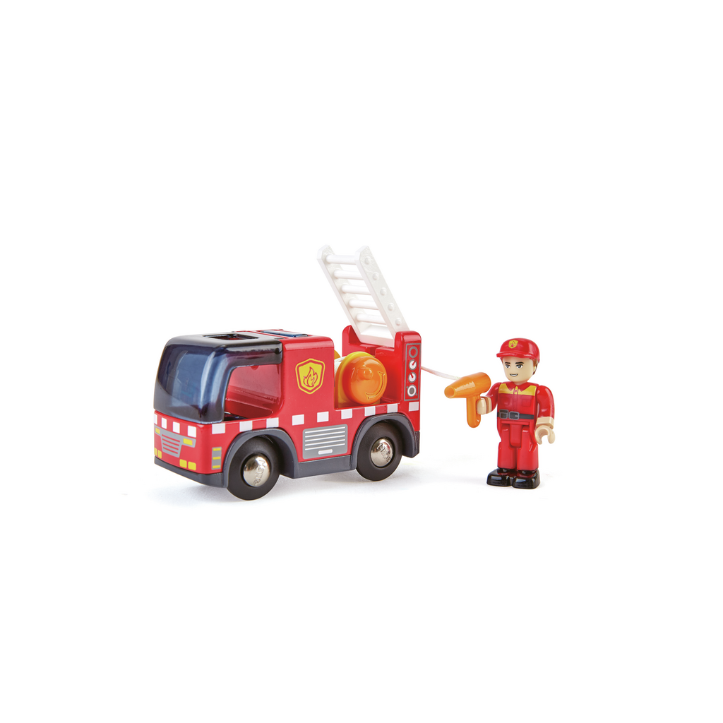 Feuerwehrauto mit Sirene 