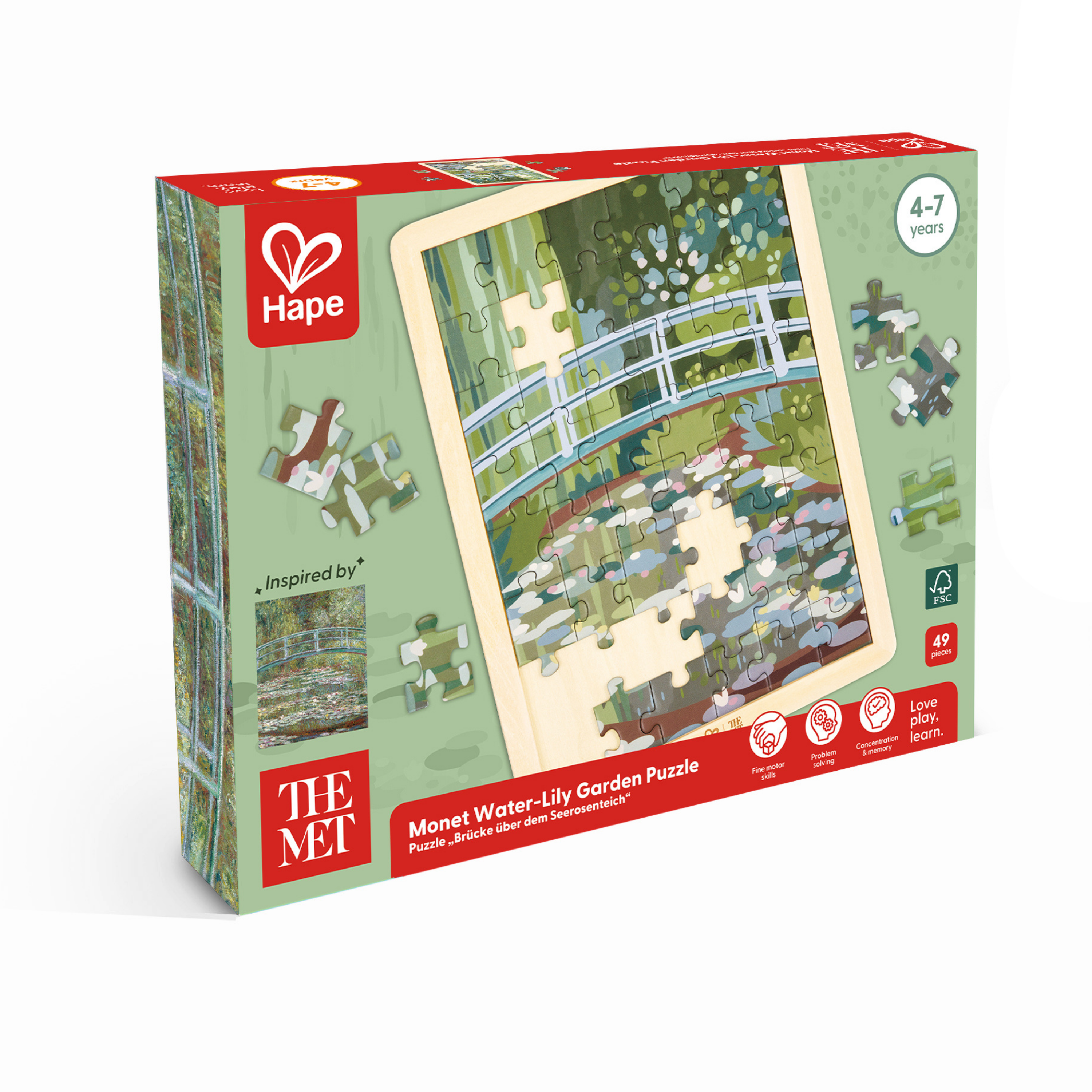 Monet Water Lily Garden Puzzle