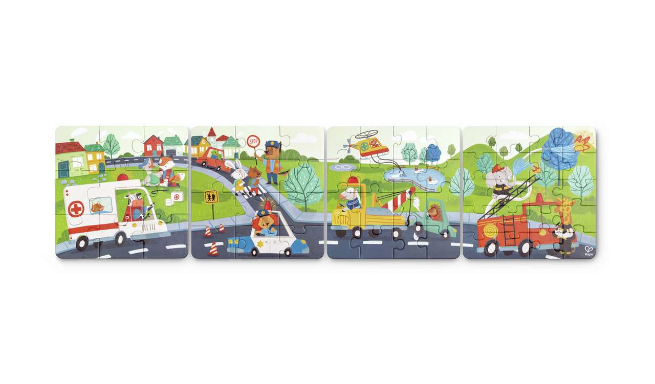 Rettungsfahrzeuge-Puzzle Rettungsfahrzeuge-Puzzle