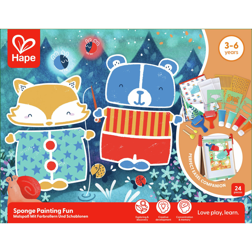 Malspaß mit Farbrollern und Schablonen Malspaß mit Farbrollern und Schablonen