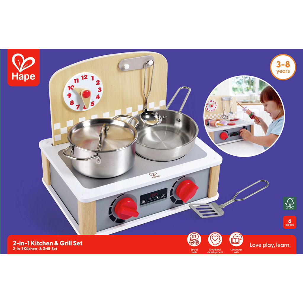 2-in-1 Küchen- & Grill-Set 2-in-1 Küchen- & Grill-Set