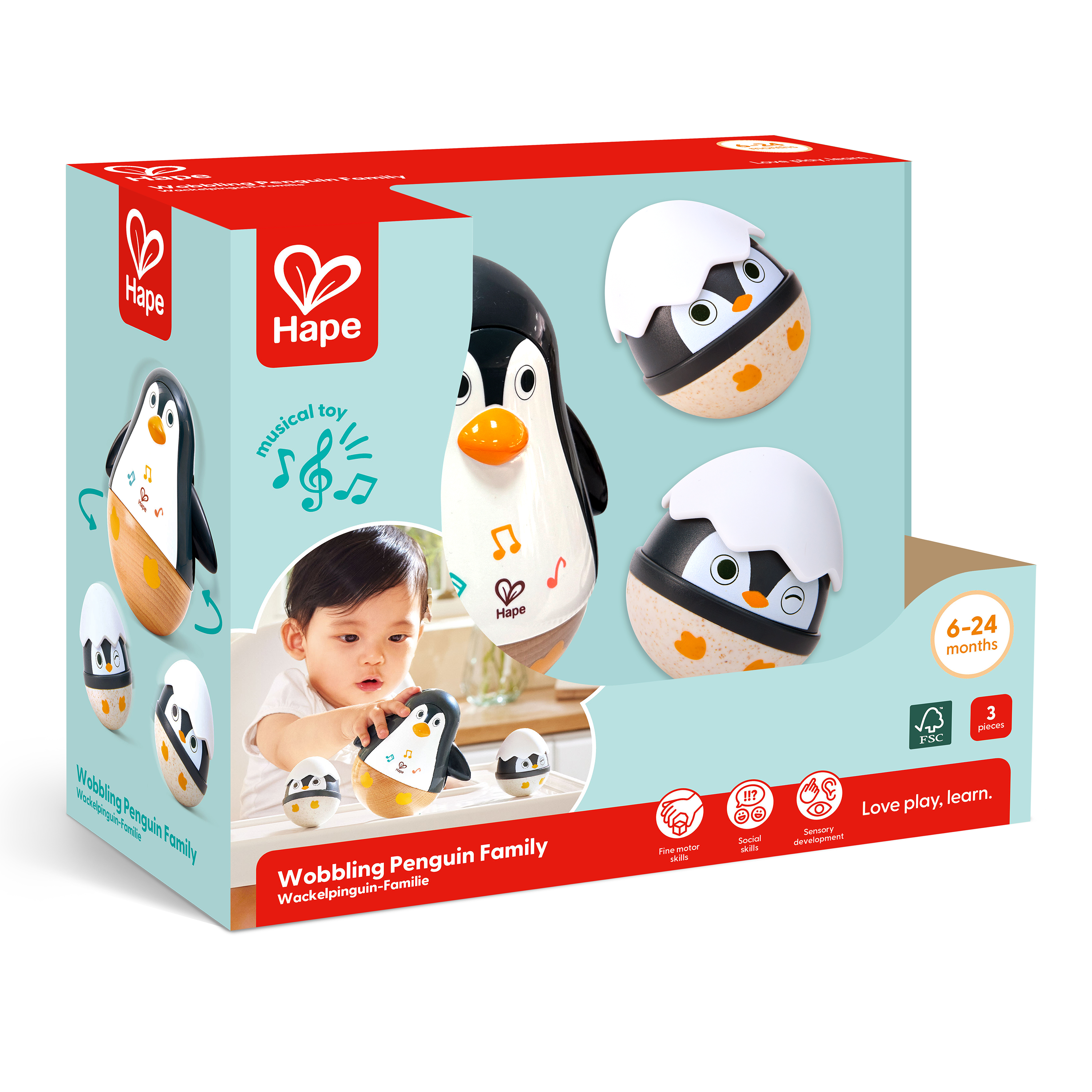 Wackelpinguin-Familie