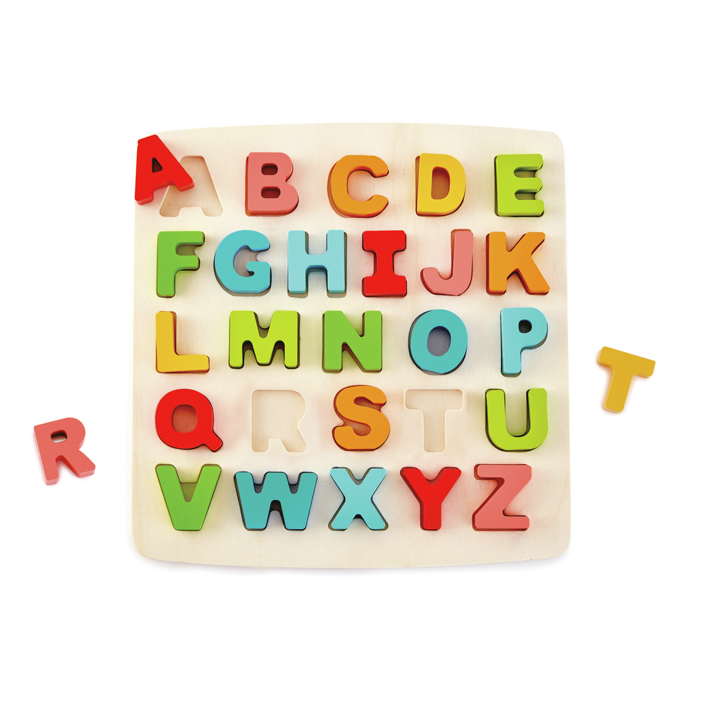 Puzzle mit Großbuchstaben 