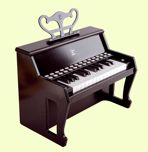 Piano avec apprentissage interactif noir