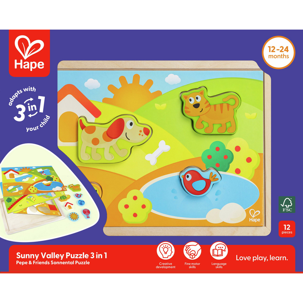 Sunny Valley Puzzle 3 in 1 Sunny Valley Puzzle 3 in 1