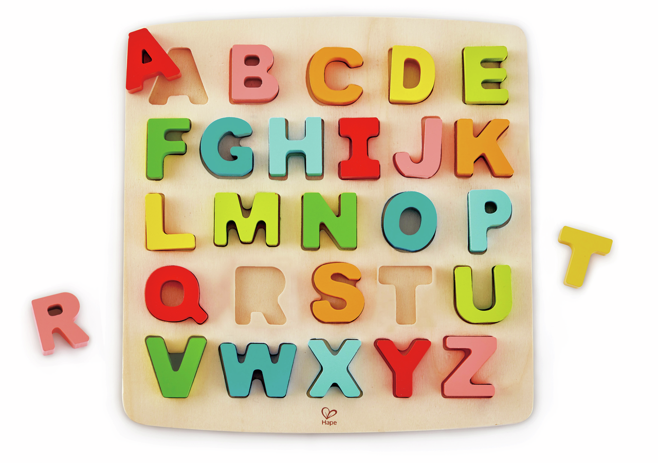Puzzle mit Großbuchstaben  Puzzle mit Großbuchstaben
