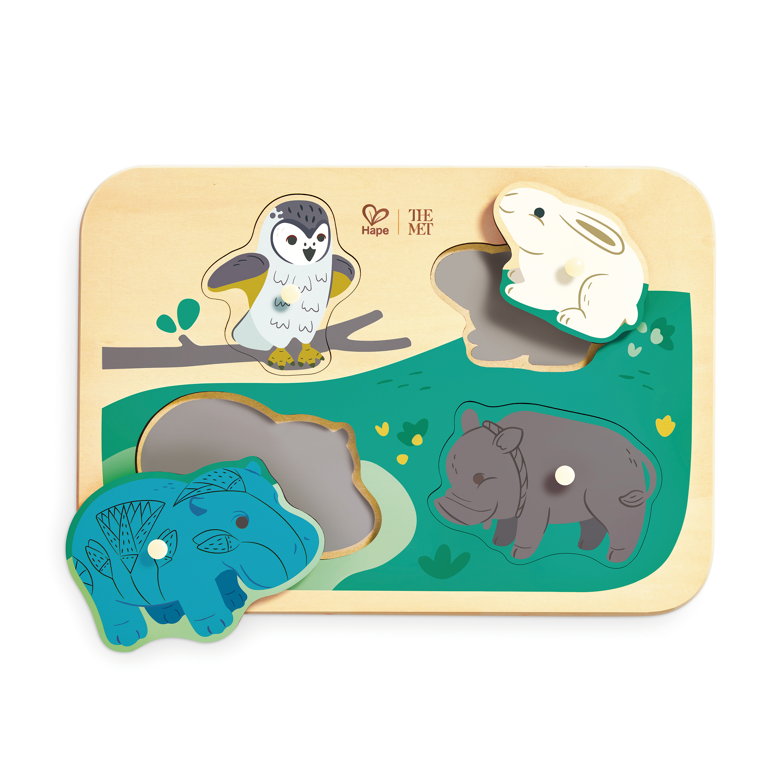 Steckpuzzle "Tierfreunde"