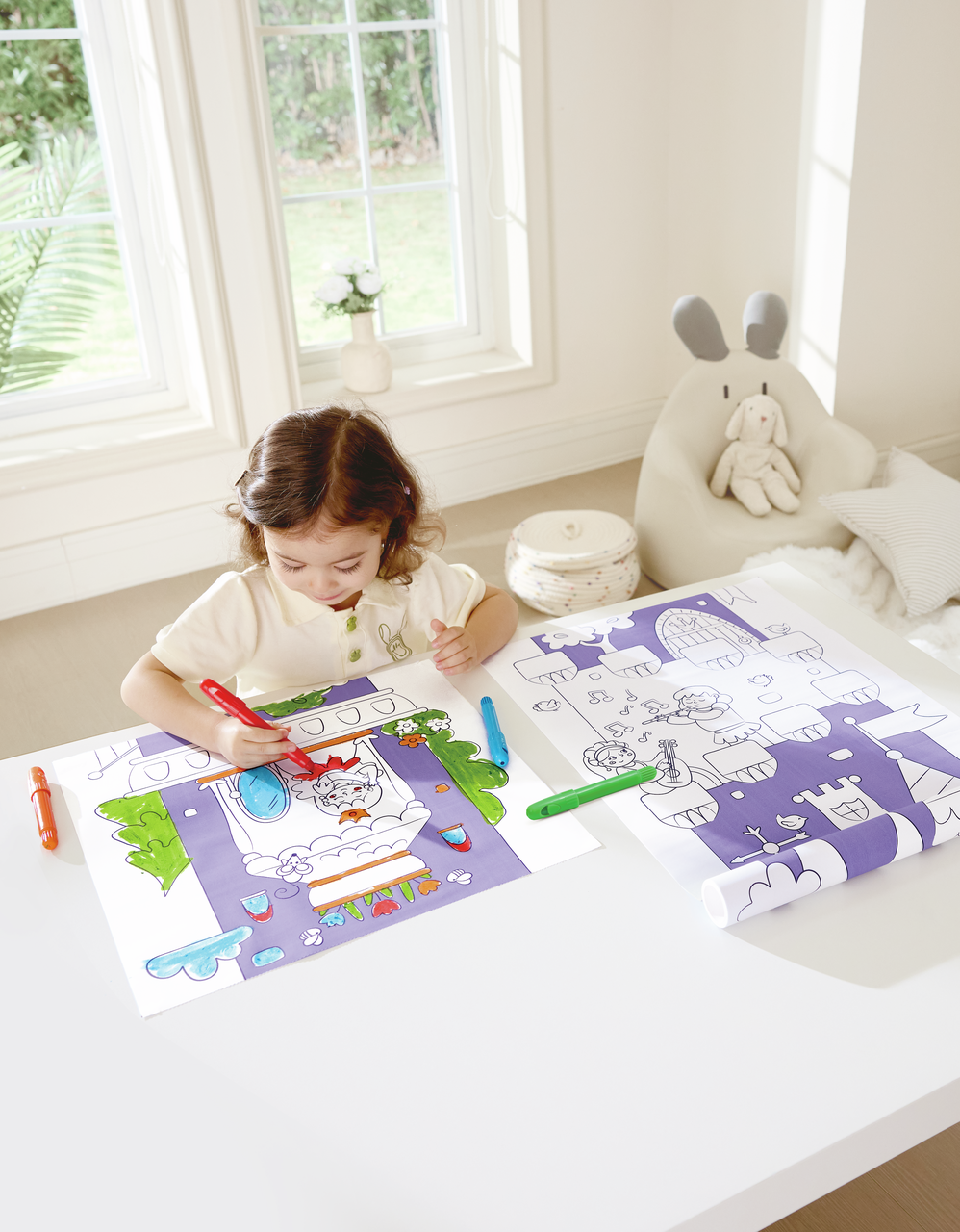 Malpapierrolle „Märchenwelt“