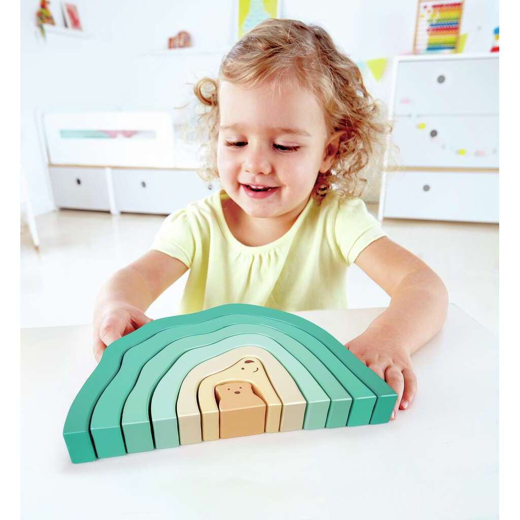 Stapelblöcke Eisbären in der Arktis Stapelblöcke Eisbären in der Arktis