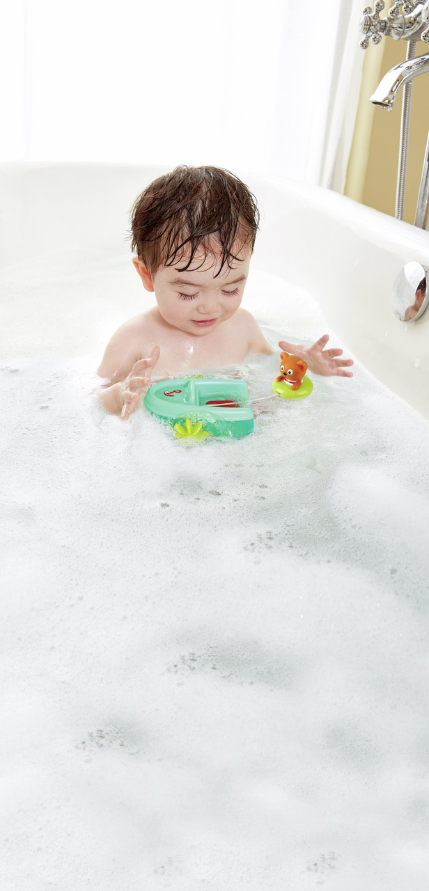 Schlauchboot mit Rückziehmotor