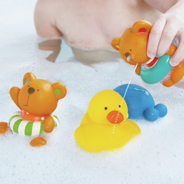 Giocattoli da bagno Teddy e i suoi amici