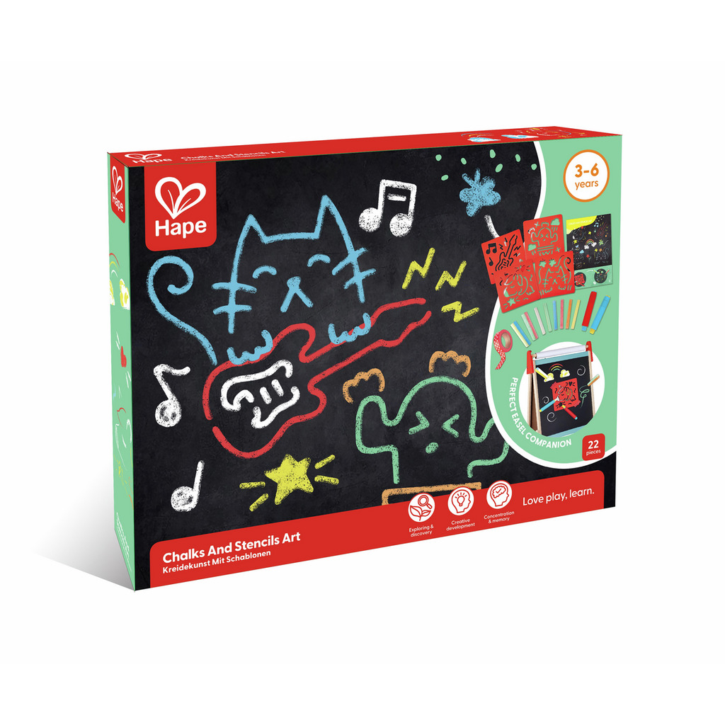 Kreidekunst mit Schablone Kreidekunst mit Schablone