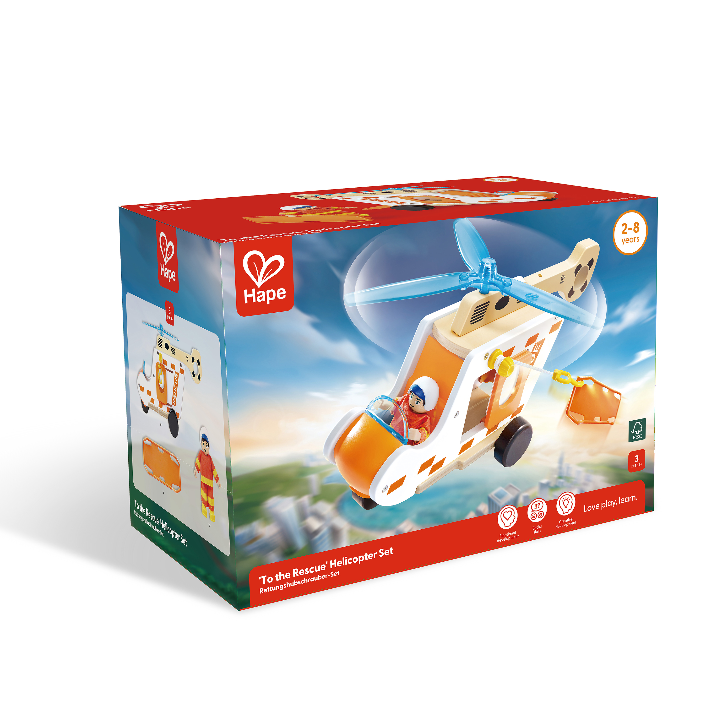 Rettungshubschrauber-Set
