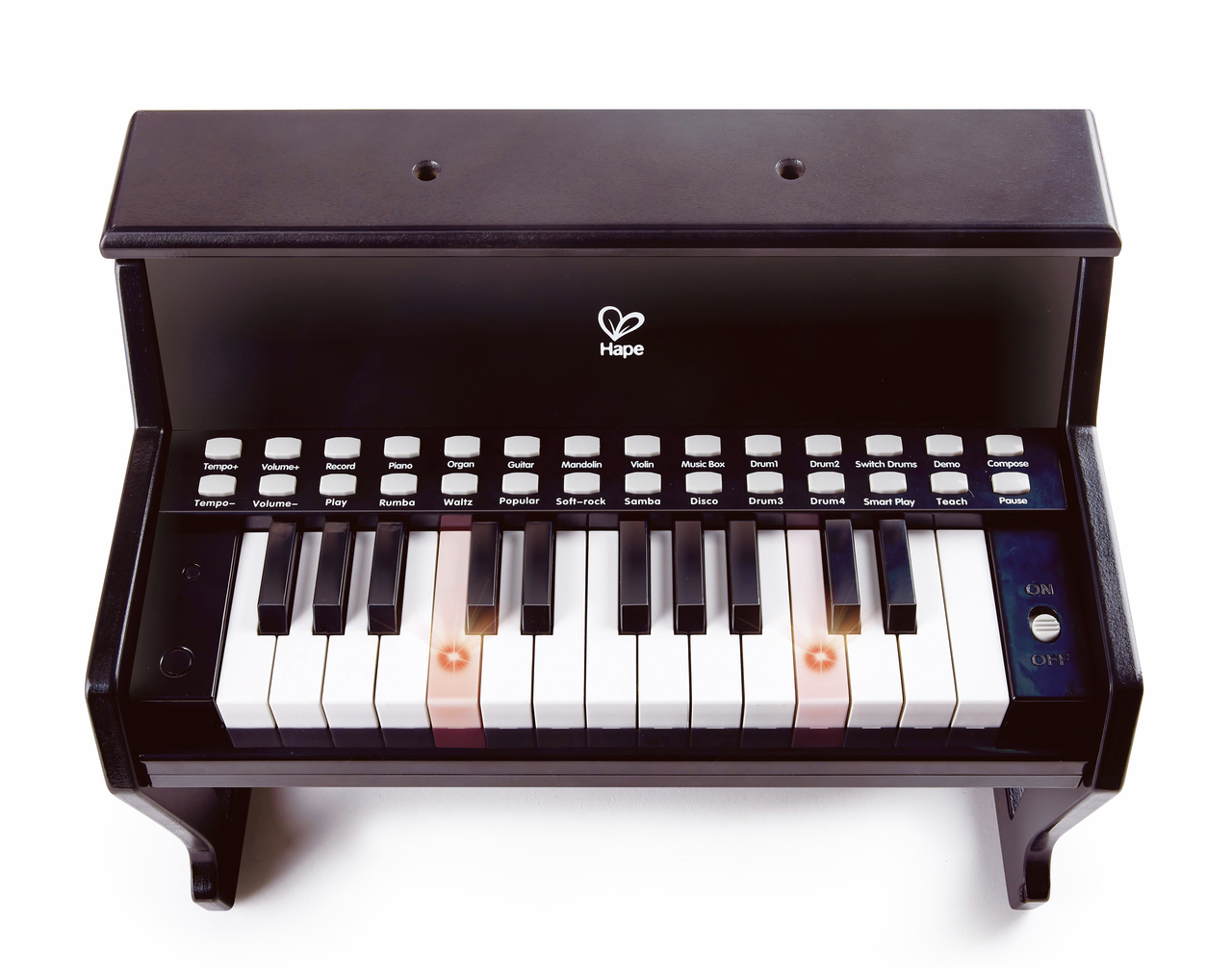 Learn with Lights Piano, Black Learn with Lights Piano, Black