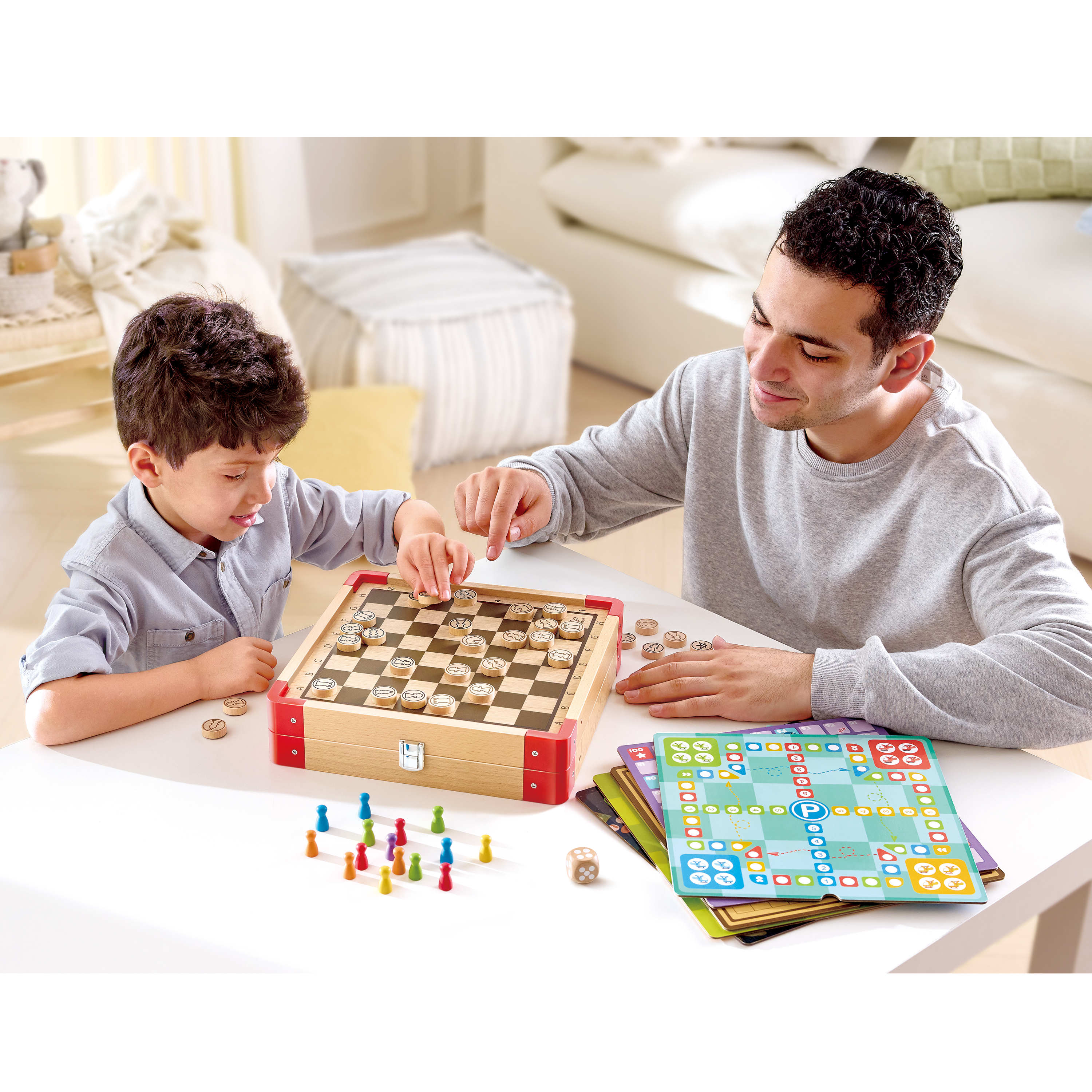 22-in-1 Spielesammlung aus Holz