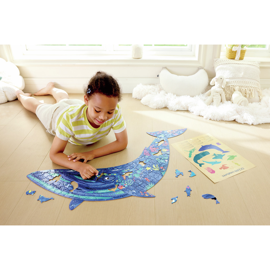 Humpback Whale Shimmer Floor Puzzle - 200pcs