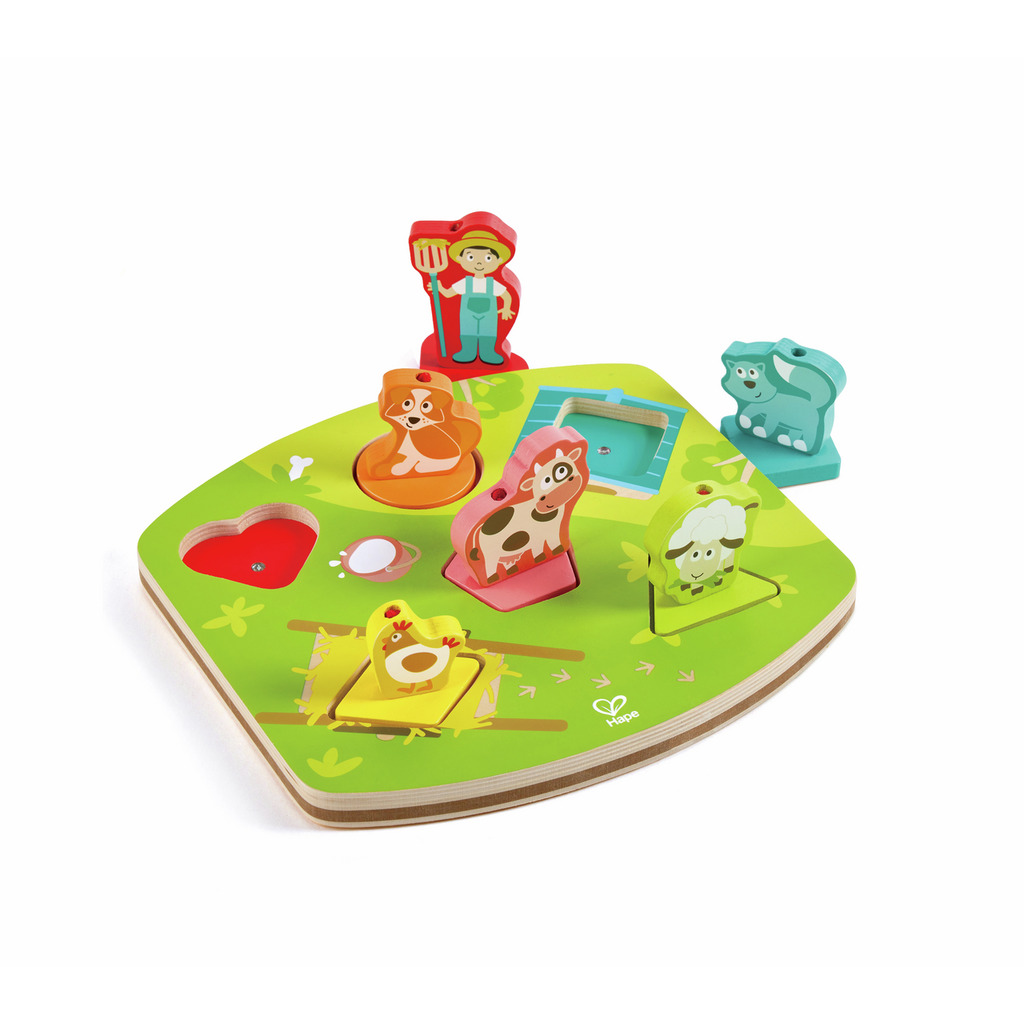 Bauernhof-Geräusche-Puzzle 
