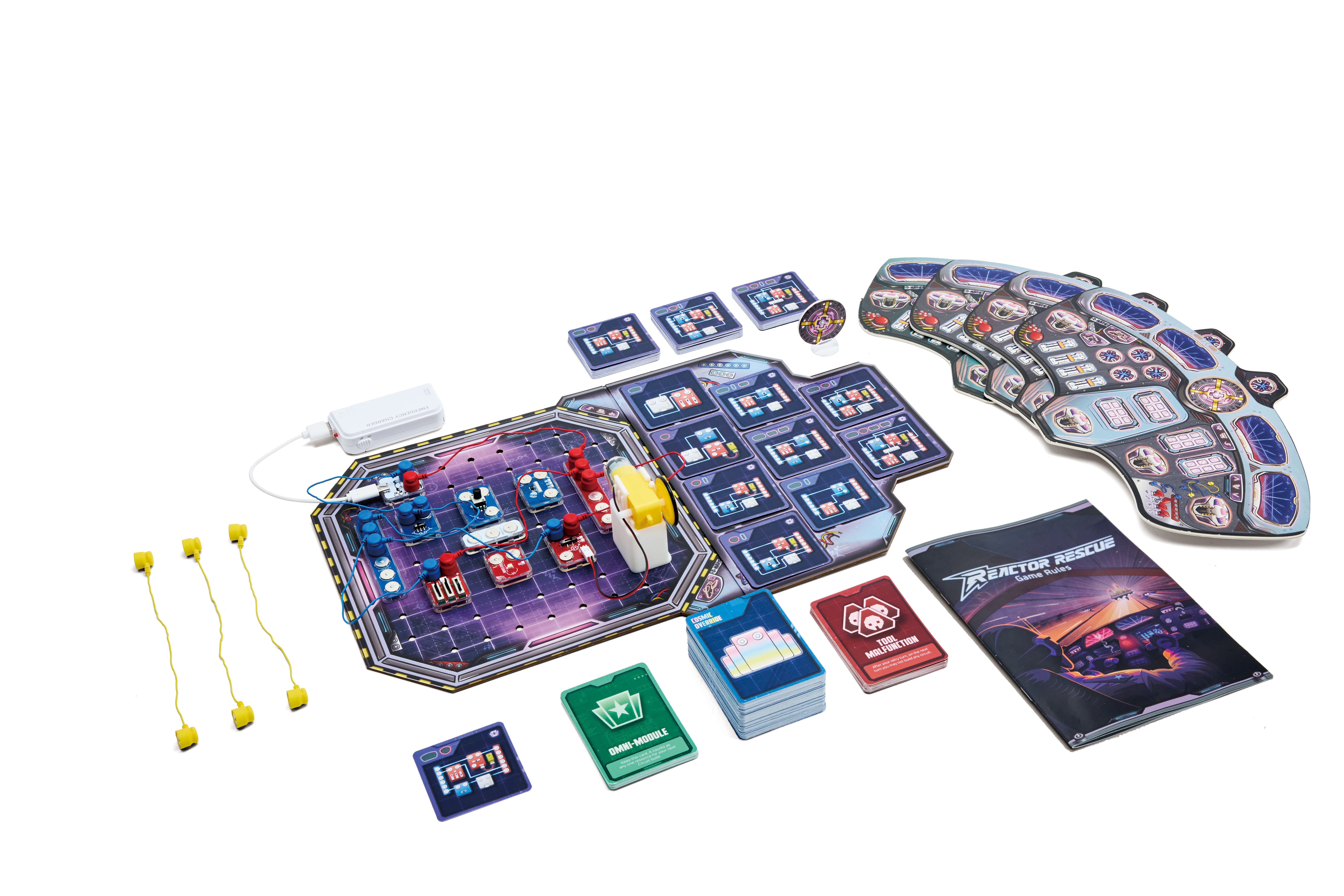 Reactor Rescue
Rette die Stadt Electra, indem du echte Schaltkreise baust!