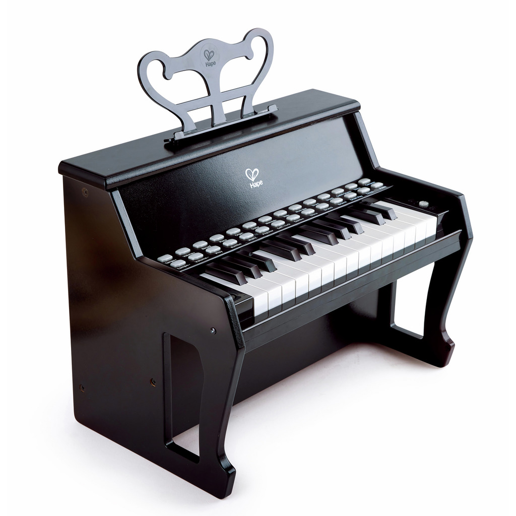 Leuchttasten-Piano, schwarz