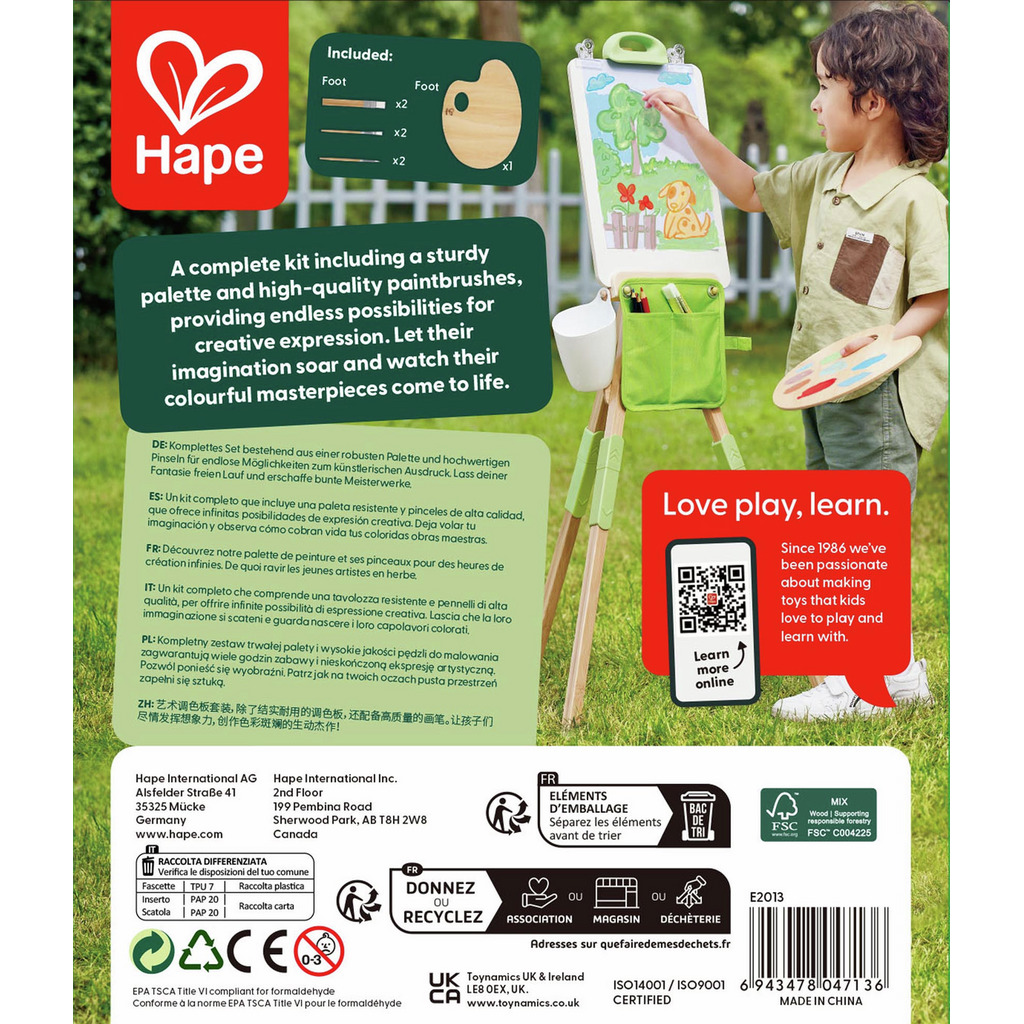 Malpaletten- und Pinsel-Set Malpaletten- und Pinsel-Set