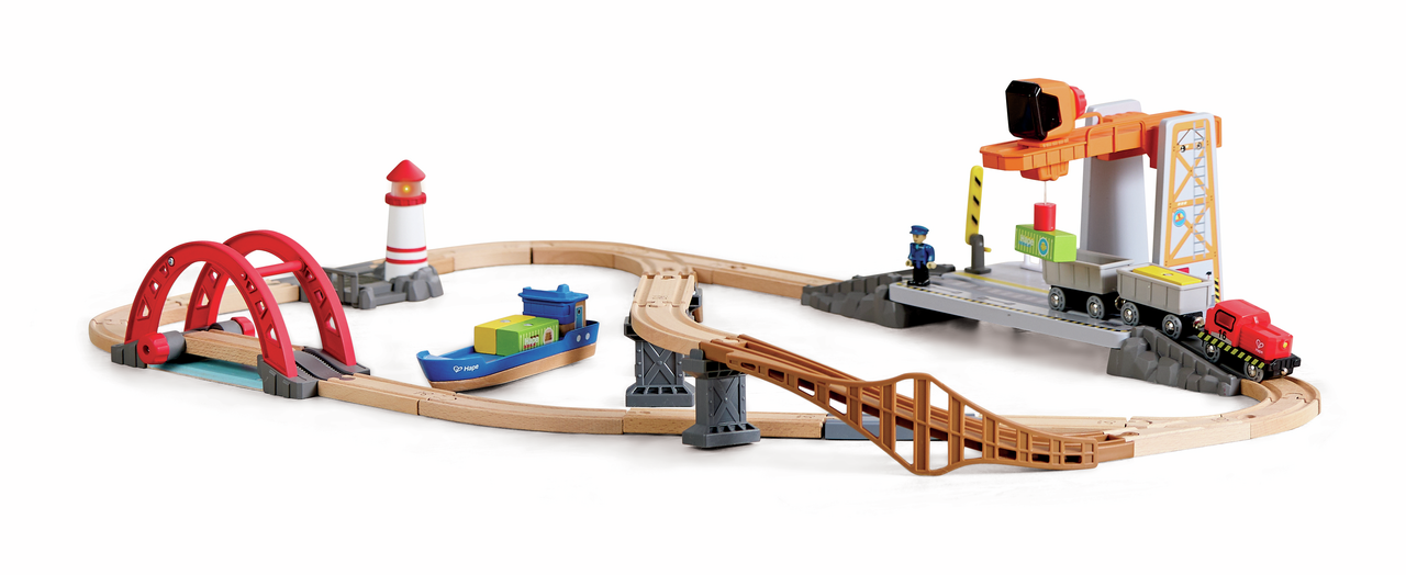 Sea & Rail Cargo Transportation Set Sea & Rail Cargo Transportation Set
