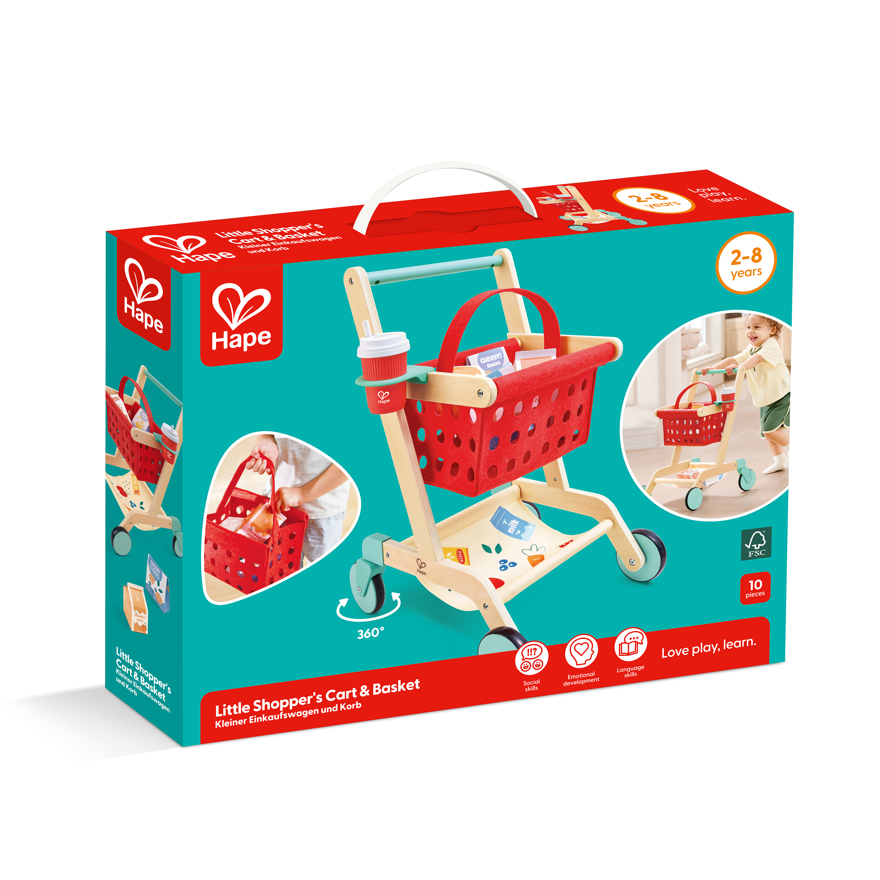 Little Shopper's Cart & Basket