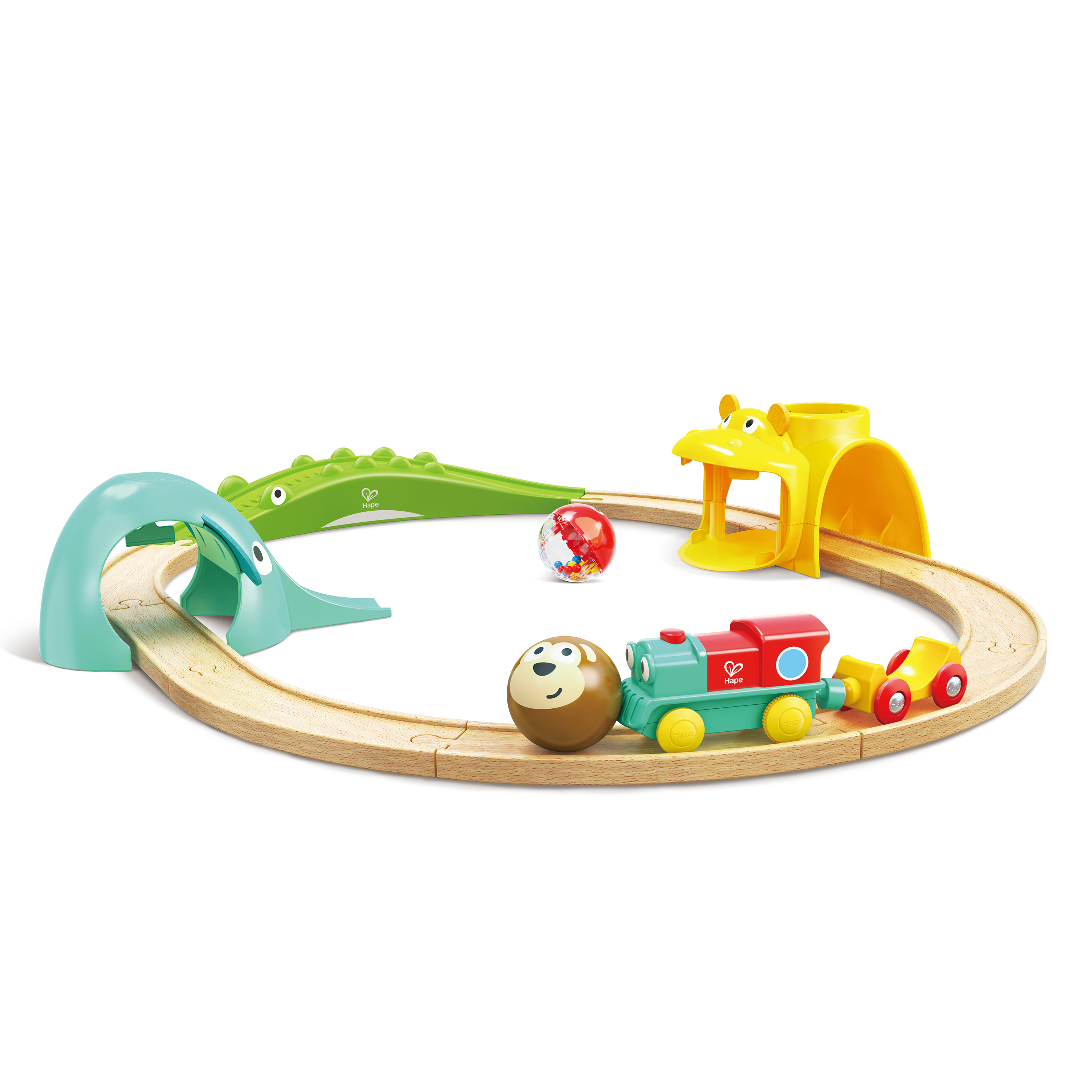 Eisenbahn-Set Dschungeltiere