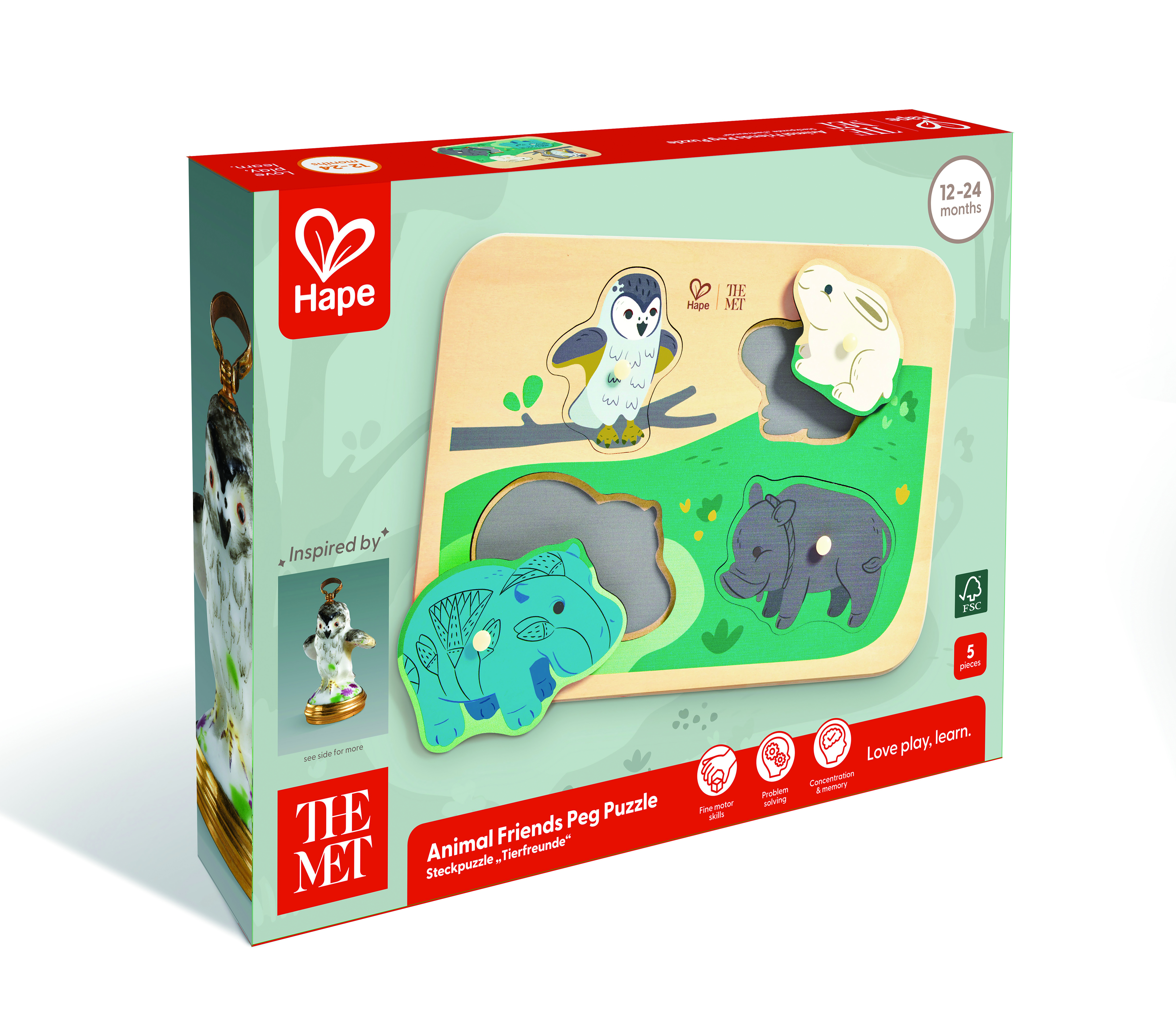 Steckpuzzle "Tierfreunde"