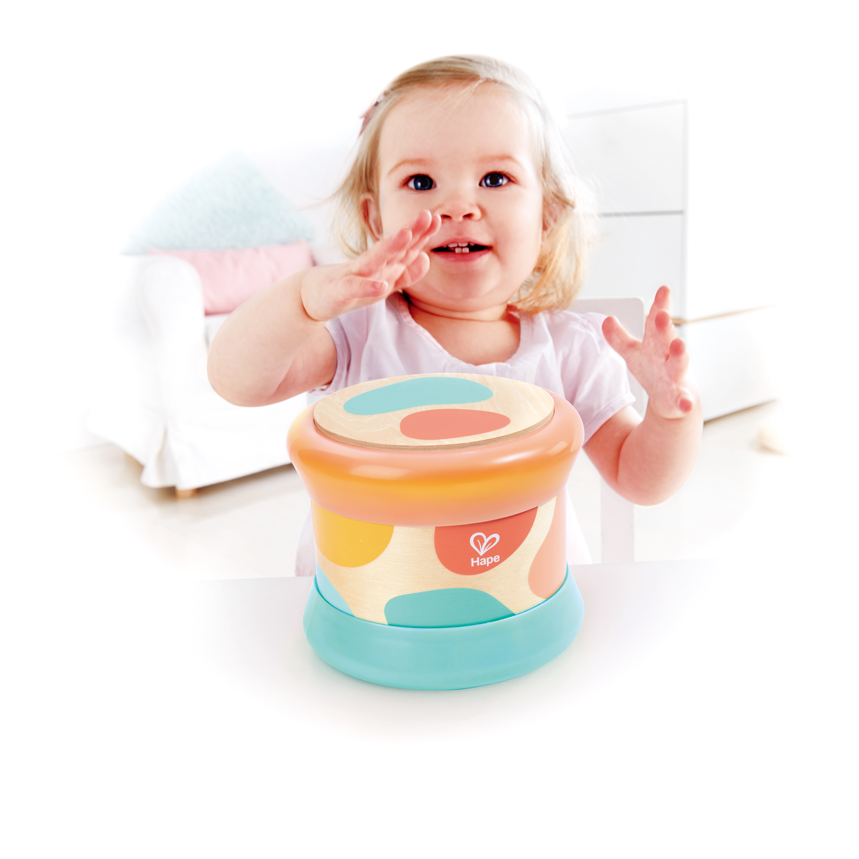 Baby-Trommel Pastell