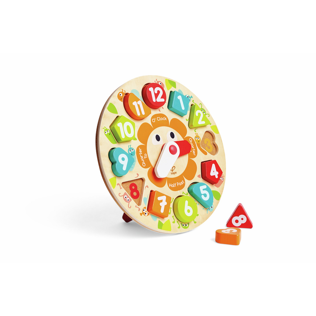 Steckpuzzle Uhr 