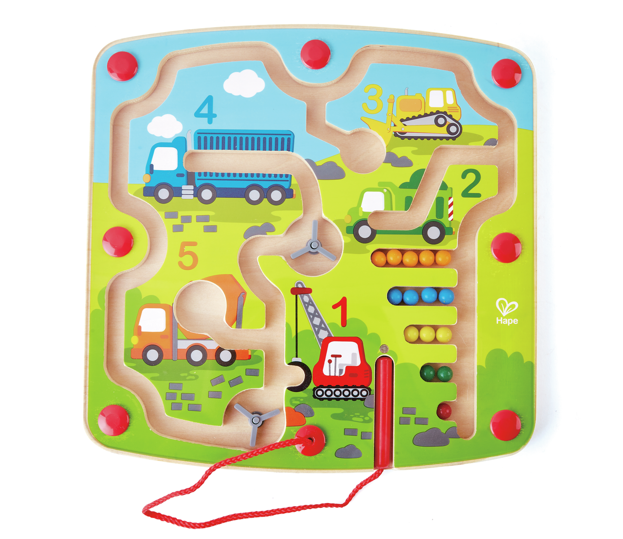 Baufahrzeuge- Labyrinth Baufahrzeuge- Labyrinth