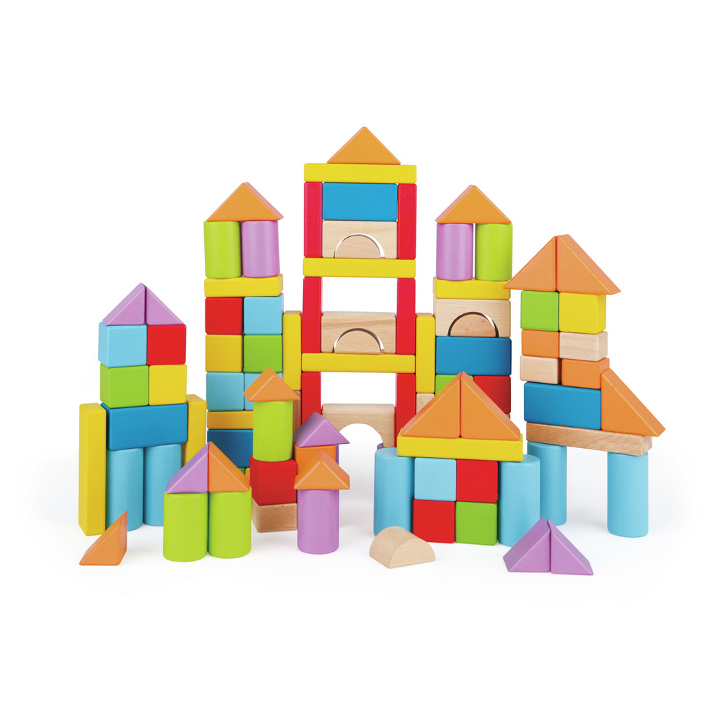 Wonderful Beech Blocks - 101 Pieces