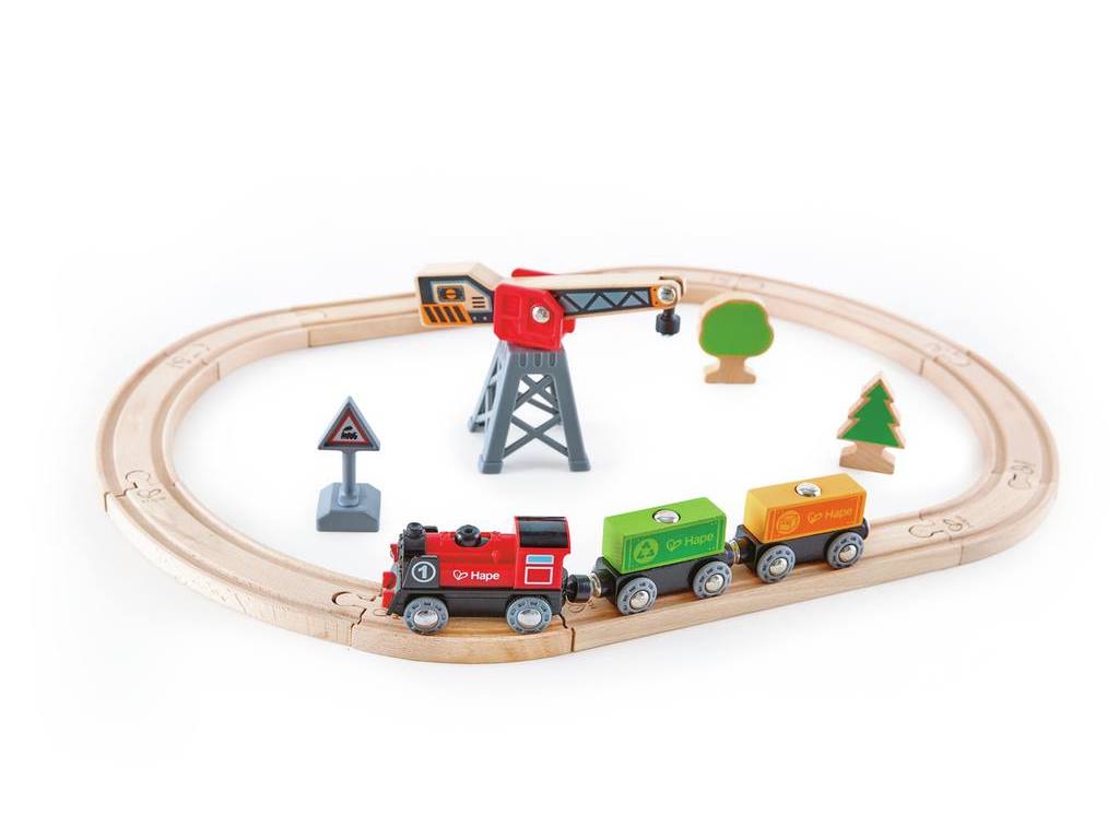Eisenbahn Set Kinder Spielzeug Spielset Train Lokomotive Lok Train Zug mit Musik 