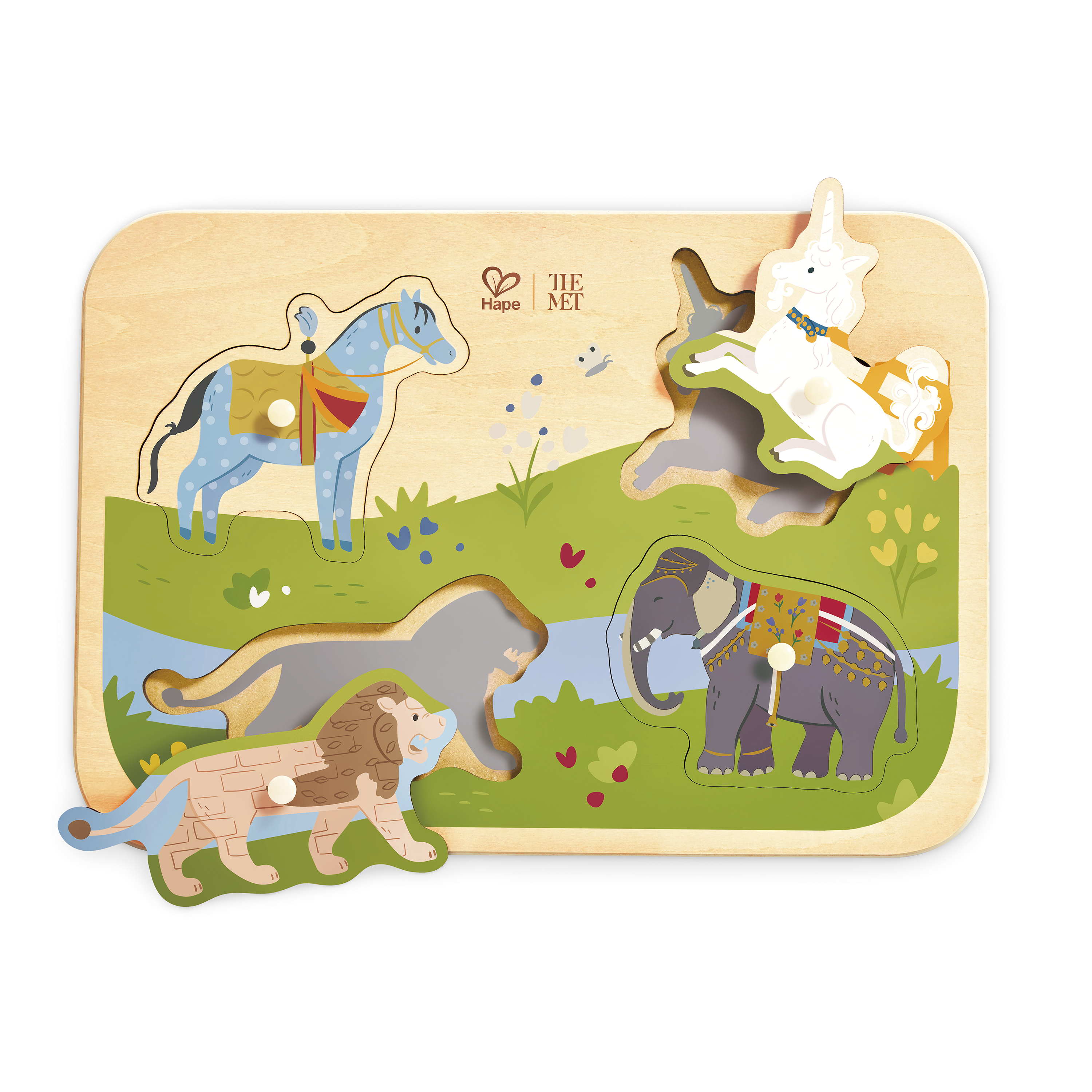 Steckpuzzle "Majestätische Tiere"