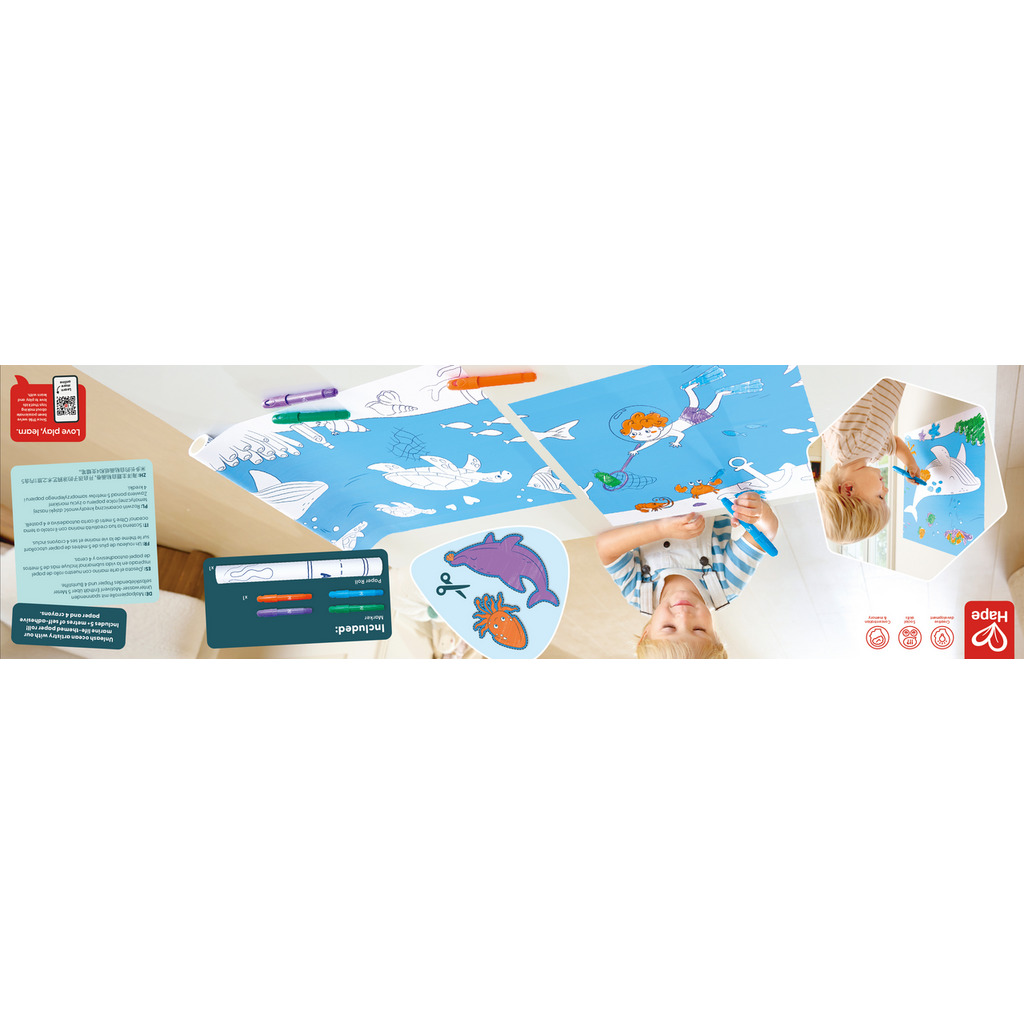 Ocean Doodle Paper Roll